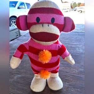 Kesha Don't Stop Singing Dancing Sock Monkey 12" Christmas Plush Gemmy Animal